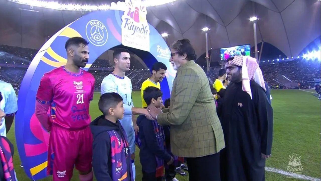 Amitabh Bachchan meets Cristiano Ronaldo, Lionel Messi in Riyadh. Full Story Read Here
